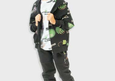 Παντελόνι φόρμας για αγόρι | ΜΑΥΡΟ - Energiers - 